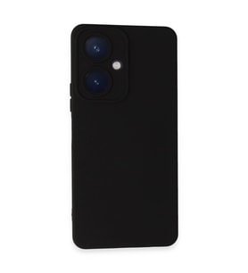 Vivo Y27 Kılıf Nano İçi Kadife Silikon - Siyah