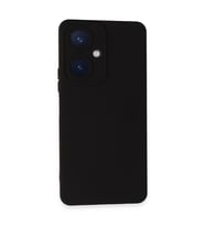 Vivo Y27 Kılıf Nano İçi Kadife Silikon - Siyah