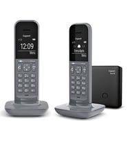 Gigaset CL390 Duo 2 Ahizeli Telsiz Telefon Satellite Grey (Siyah-Gri)