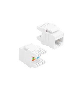RJ45 Cat6 Şase 180 Derece Keystone Jack F10810
