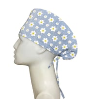 Papatyalı Mavi Doktor Hemşire Aşçı Cerrahi Bone Hastane Bone Bandana M447