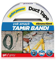 Çok Amaçlı Suya Dayanıklı Tamir Bandı Gri 48mm*10m