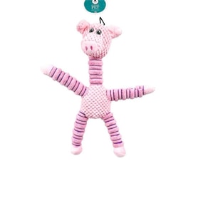 Nanbell W561 Kedi ve Köpek Peluş Oyuncak 37-34cm Pembe