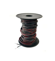 electroon 2x0,75mm Siyah ince Hoparlör Ses Kablosu 20Metre