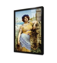JW Godward Çerçeveli Cam Tablo