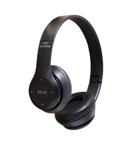 Wireless P47 Bluetooth Kulak Üstü Kulaklık Siyah