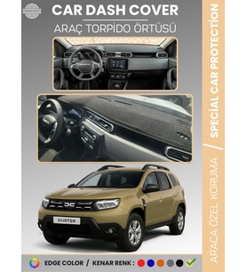 DACIA DUSTER (2023+) Torpido Örtüsü Ön Göğüs Koruma Torpido Koruma Çatlamayı Engeller Tam Uyum