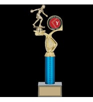 ODAK KUPA - Figürlü Kupalar - Bowling Kadın Figürlü Kupalar FG-017 A - 39 cm
