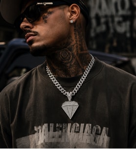 Hip Hop Iced Out Elmas Pendant Küba Zincir Kolye