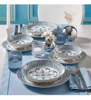 GÜRAL PORSELEN Camelia 24 Parça 6 Kişilik Yemek Takımı 22761
