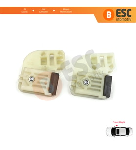 VW Transporter T5 T6 Caravelle Multivan 2003-2024 7H0837754 İçin Ön Sağ Cam Kriko Klips Ayak Seti