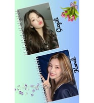 Yeji itzy kpop defter seti 2 adet A4 boyutu 21*30 çizgili + kareli 60 syf