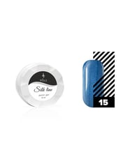 Jel boya & Nail art/dizayn Silk line 15 lacivert metalik 6 ml.