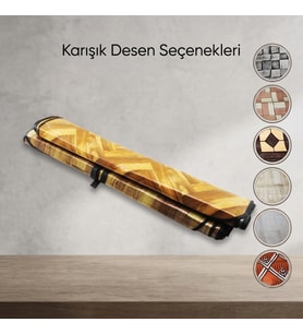 Zemin Koruyucu Soba Muşambası - 100x115 cm - Biyeli Kenar