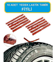 10 ADET Yedek Tamir Fitili Araç Motosiklet Araba Lastik Tamir Fitili Lastik Onarım Için Yedek Fitil