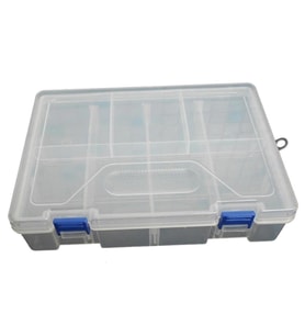 Plastik Malzeme (Arduino) Kutusu Organizer 23.4x16.8x6.2cm(Şeffaf)