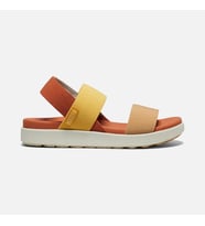 Keen 1026041 Elle Backstrap Fossil Orange/Silver Birch Kadın Sandalet (Turuncu)