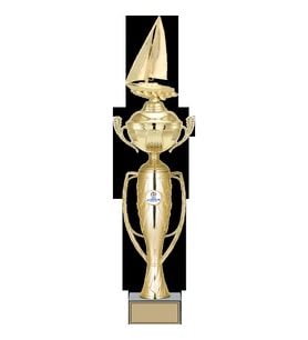ODAK KUPA - Figürlü Kupalar - Yelken Figürlü Kupalar FG-072 A - 57 cm