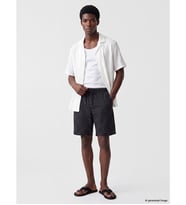 LCW SWIMWEAR Siyah Diz Hizası Boy Erkek Deniz Şortu