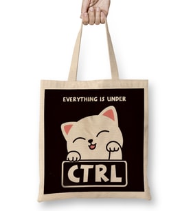 Funny Cat Programmer Developer Coder Computer Science Nerd-2 Bez Çanta Uzun Saplı