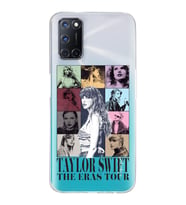 Oppo A52/A72/A92 Uyumlu Taylor Swift Desenli Şeffaf Telefon Kılıfı
