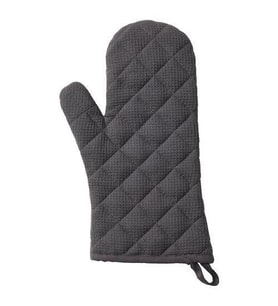 Fırın Eldiveni Siyah 33 Cm MeridyenDukkan Keçeli Polyester Sağ-Sol El Uyumlu Eldiven Tekli