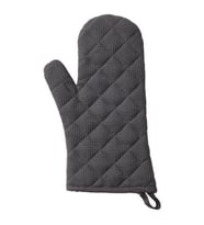 Fırın Eldiveni Siyah 33 Cm MeridyenDukkan Keçeli Polyester Sağ-Sol El Uyumlu Eldiven Tekli