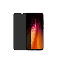 Xiaomi Redmi Note 8 Siyah Gizlilik Filtreli Privacy Hayalet Ekran Koruyucu Yanlardan Ekran Görünmez