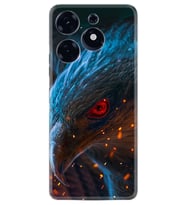 Tecno Spark 10 Pro Kılıf Silikon Desen Özel Seri Şahin 1756