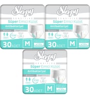 Sleepy Hasta Bezi Yetişkin Emici Külot M - Orta - Medium 90 Adet (3PK*30)