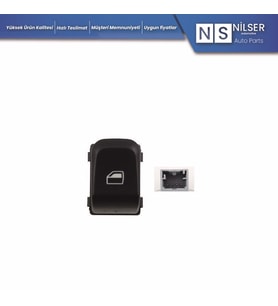 Audi  A4-Q5 Cam Açma Düğmesi Ön Sağ Arka Sağ-Sol tekli 2008-2012 Arası Uyumlu