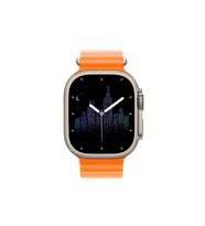 SChitec Watch 8 Pro Max Amoled Ekran Android İos Uyumlu Akıllı Saat Turuncu