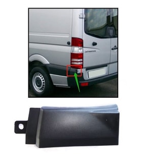 Crafter - Sprinter Arka Tampon Kapağı Sağ 2006 > 