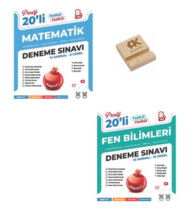 Nartest LGS 8. Sınıf Prestij Matematik ve Fen Bilimleri Denemeleri + Telefon Standı