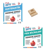 Nartest LGS 8. Sınıf Prestij Matematik ve Fen Bilimleri Denemeleri + Telefon Standı