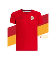 Galatasaray Orijinal Lisanslı Umbro V Yaka Kırmızı T-Shirt