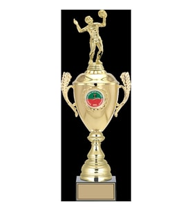 ODAK KUPA - Figürlü Kupalar - Voleybol Kadın Figürlü Kupalar FG-080 B - 49 cm