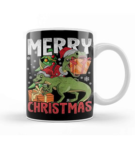 Santa Trex Merry Christmas Funny Xmas Kupa Bardak Porselen