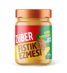 Züber %100 Fıstık Ezmesi 315 gr