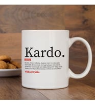 Kişiye Özel Kupa Bardak, Söz Yazılı Kupa Bardak, Kardo Yazılı Bardak