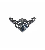 Dekoratif Köşe Süsü, Köşelik - Küçük, 19x34mm, Nikel, 100 Adet
