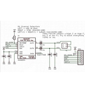 MAX98357 I2S 5V 3W Class-D Dijital Ses Yükseltici Amplifikatör Modülü