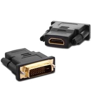 Powermaster 24+1 Pin DVI Erkek - HDMI Dişi Çevirici Jack