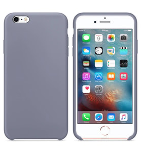 Apple iPhone 6S Plus Altı Açık Liquit Lansman Silikon Elegant Mavi