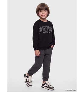 LCW Kids Antrasit Erkek Çocuk Jogger Pantolon