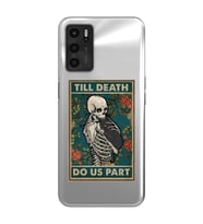 Oppo A16 / A55 Uyumlu Till Death Tarot Kart Tasarımlı Şeffaf Telefon Kılıfı
