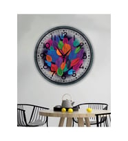 bilge Tasarım RETRO Duvar Saati 40 x 40 CM (Karışık)