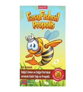 Easyfishoil Propolisli Omega 3 Jel Tablet 30'lu