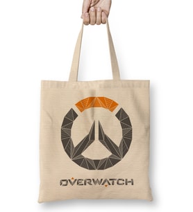 Overwatch Geometric Logo Bez Çanta Uzun Saplı