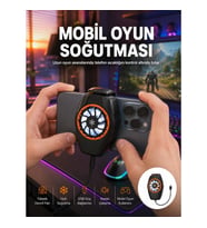 Mey İthalat® Telefon Soğutucu Cep Telefon Soğutma Fanı Radyatör
